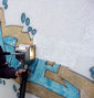 Odstraňovanie grafiti na stene 2