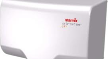 Vysušte si ruky za 15 sekúnd so sušičom rúk  STARMIX XT 1000 EcoFast menším ako poštová obálka.