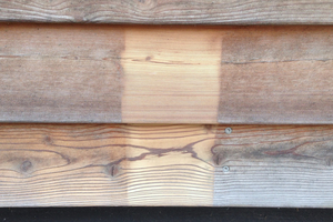 Borovicová drevená fasáda 